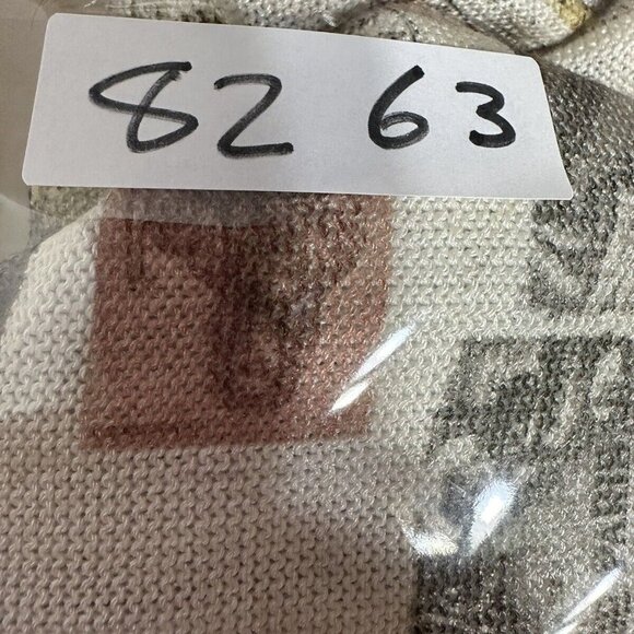 ST JOHN Sport By Marie Multicolored Button Up V-Neck Cardigan Sweater, Sz S/M - Picture 13 of 13